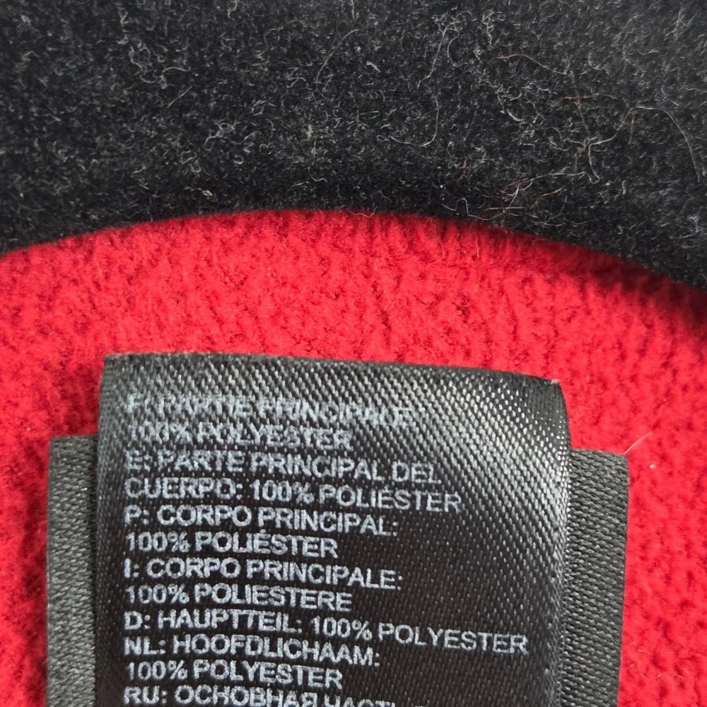 The‎ North Face Fleece Mens XL Red Quarter Zip TKA 100 Pullover Fair